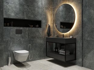 Керамогранит NT Ceramic Quanta Grey арт. NS612NTT9023L (60x120) лаппатированный